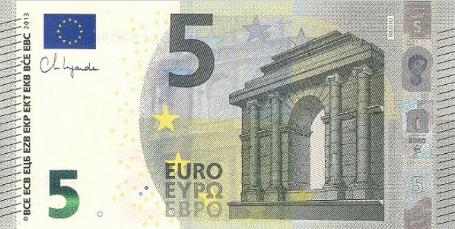 P26NC European Union 5 Euro (2013-Lagarde)